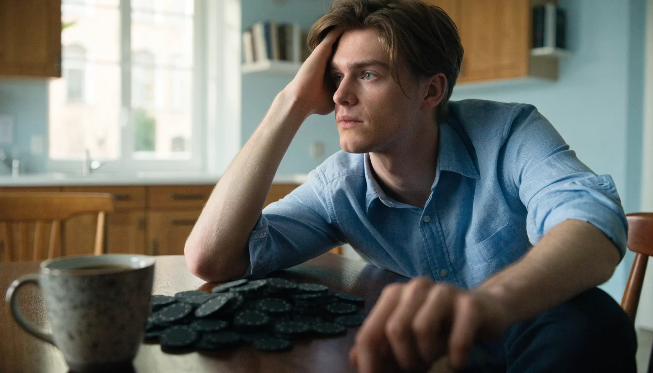 Man som bestämt skjuter undan spelpengar och funderar över sitt spelande
